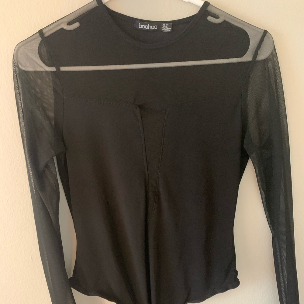 boohoo mesh bodysuit